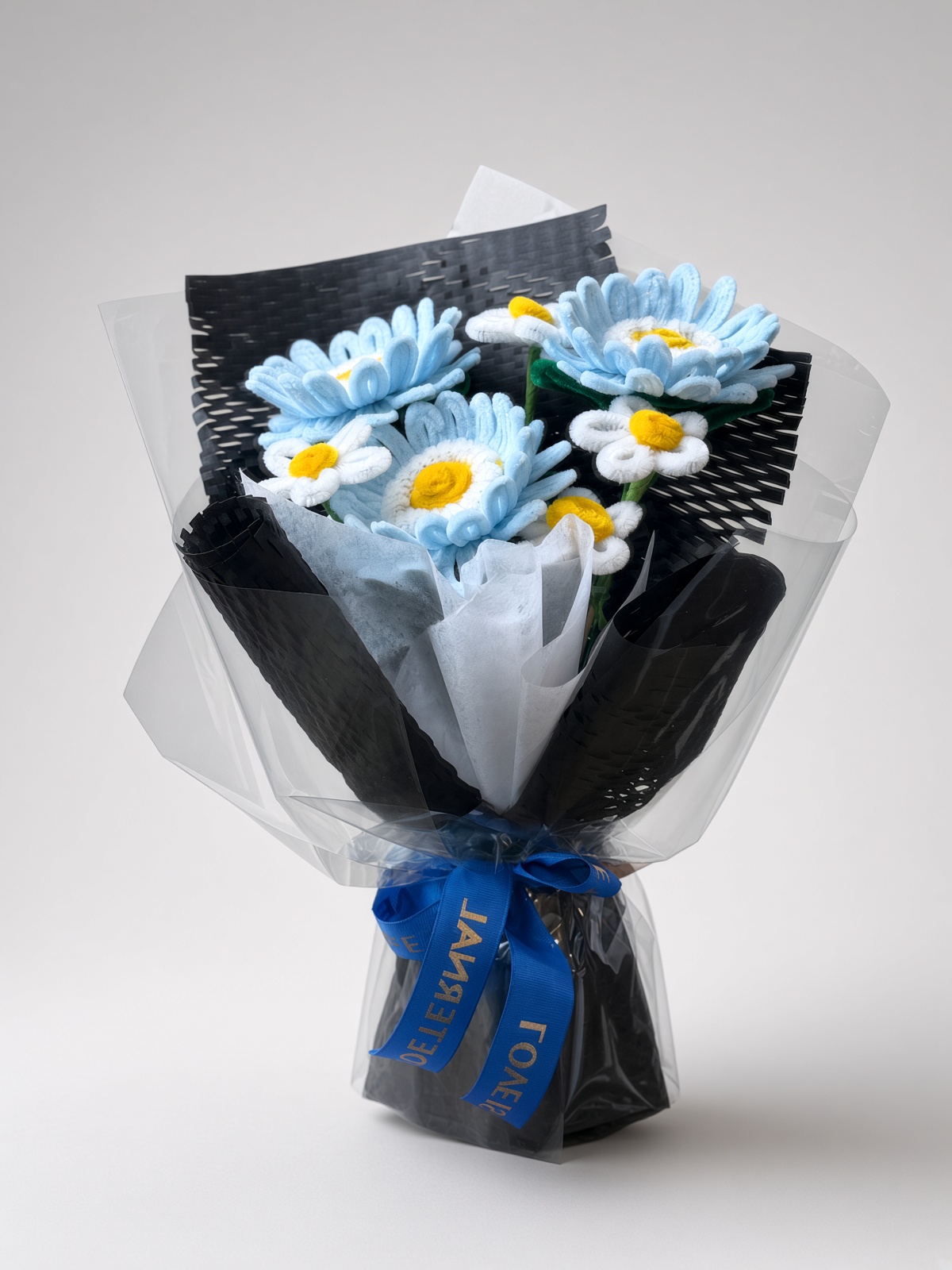Chenille Daisy & Gerbera Bouquet | Handmade Flower Gift - Image 2