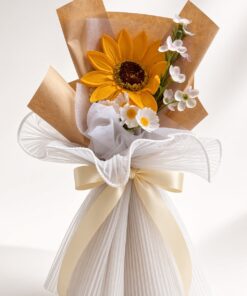 Sunflower Bouquet Soap Flower Single Stalk