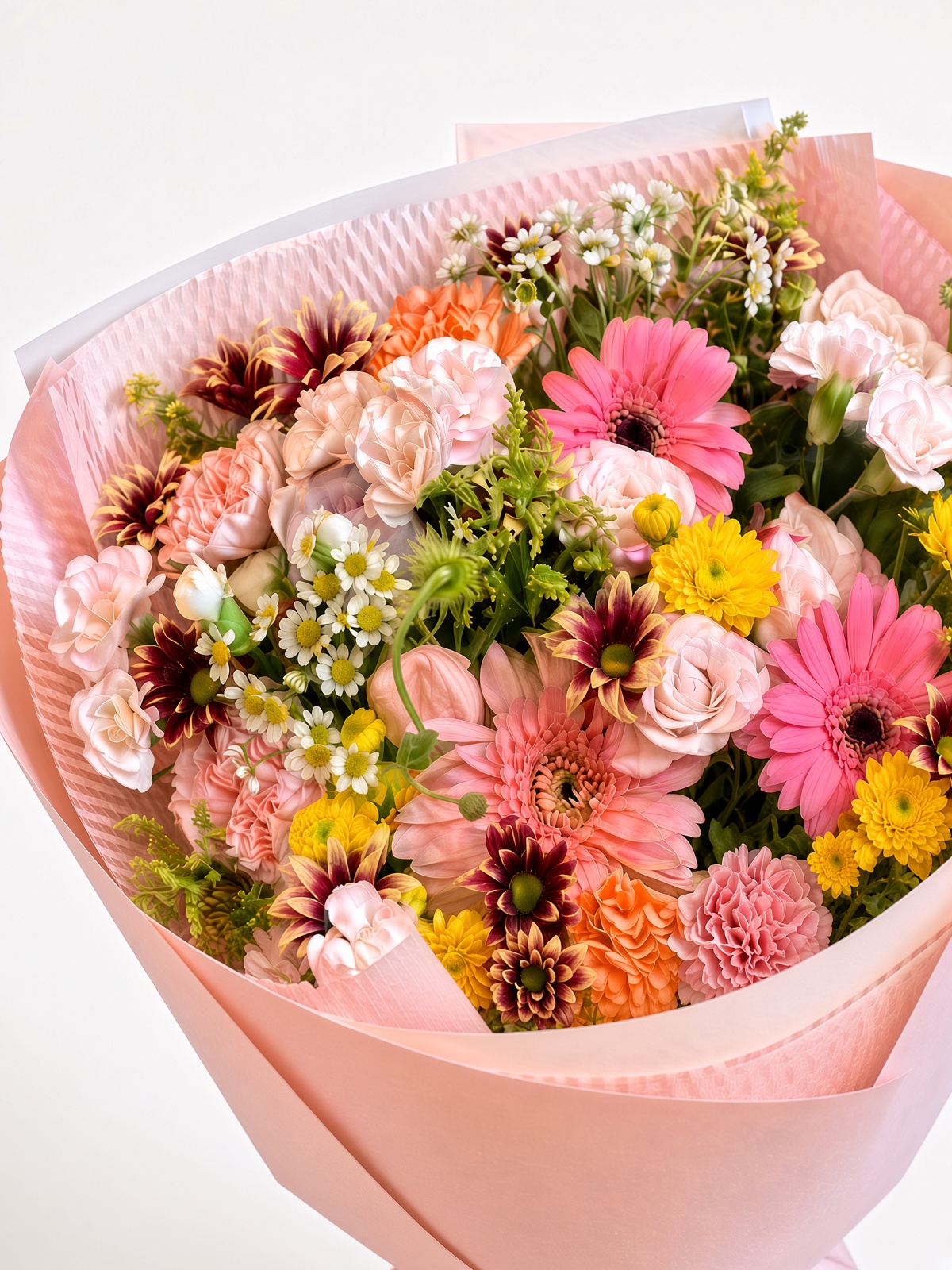 Thumbelina Pastel Bouquet Mixed Flowers - Image 2