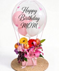 Fruit Hot Air Balloon Bouquet | Fruit Gift Basket