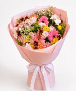 Thumbelina Pastel Bouquet Mixed Flowers