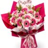 Fresh Pink Gerbera Bouquet2